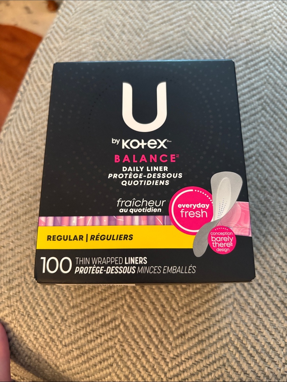 U by Kotex Balance Daily Regular Thin Liners - 100 Count